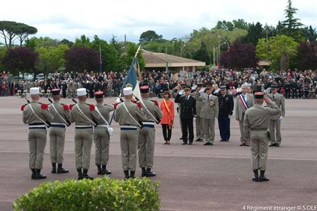 Prise d'arme CAMERONE #
